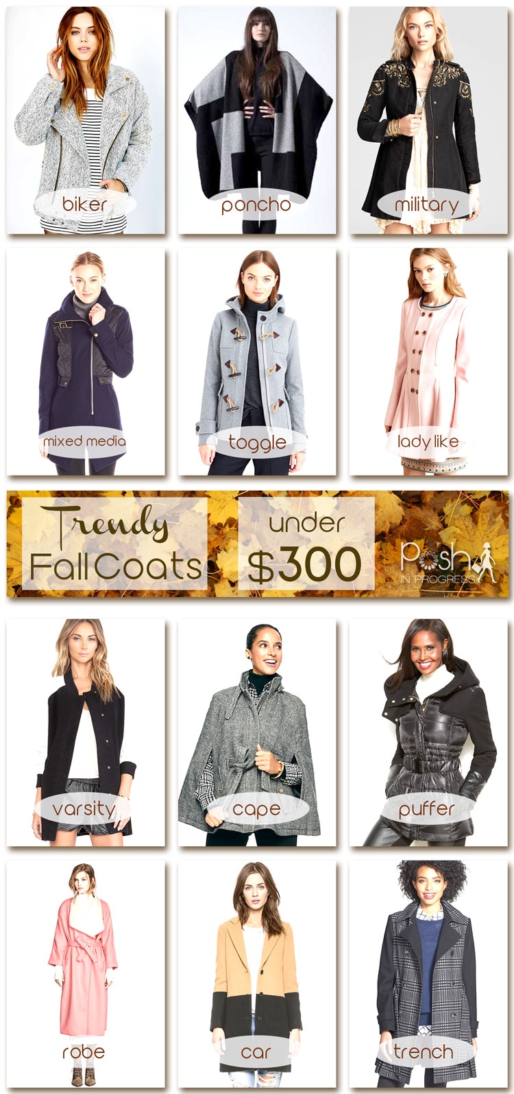 Trendy Fall Coats Under $300