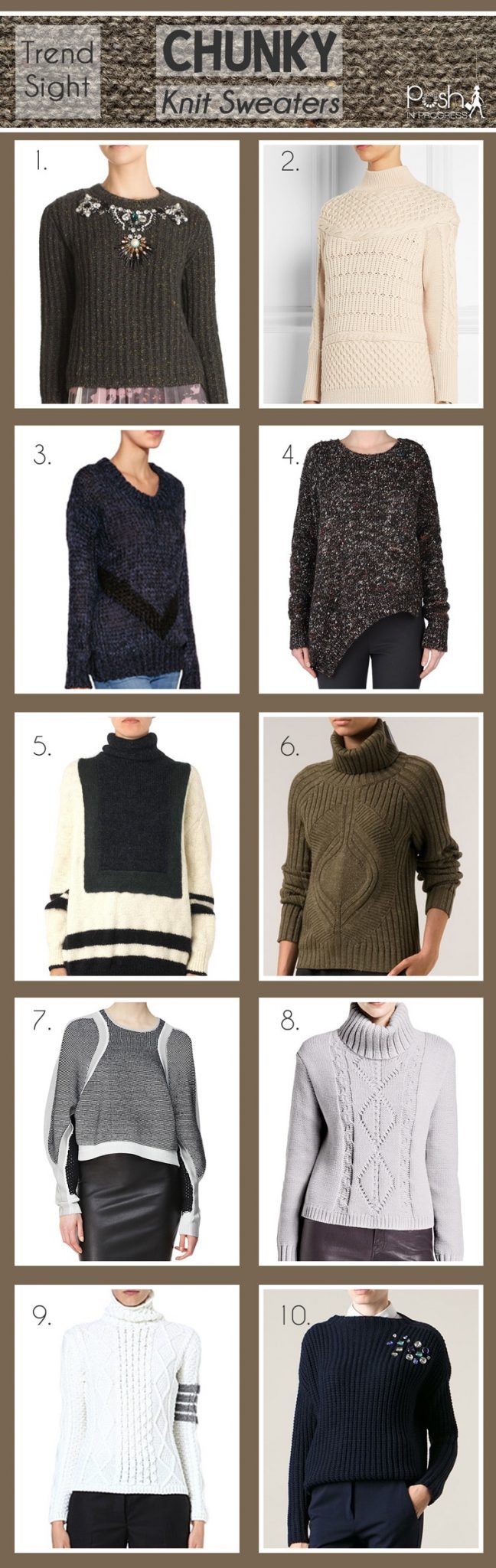 Trend Sight: Chunky Knit Sweaters