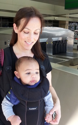 when you airplane travel with an infant for the first time