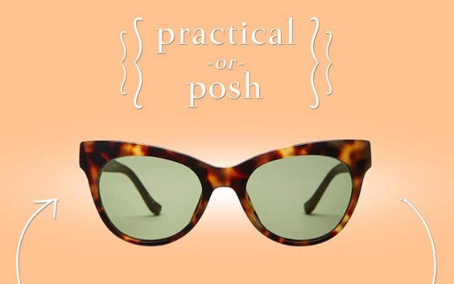 Practical or Posh: Tortoise Cat Eye Sunglasses