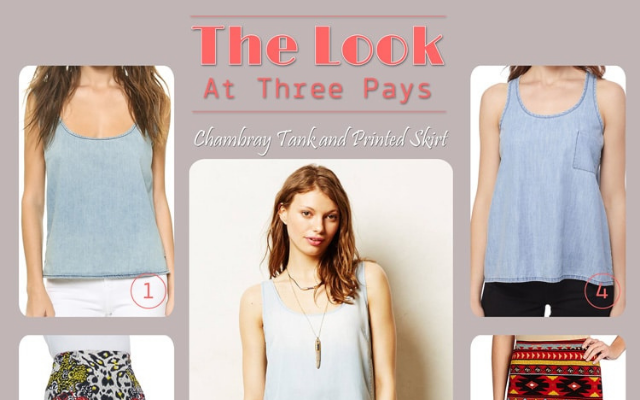 One Look, Three Pays: Printed Skirt and Top