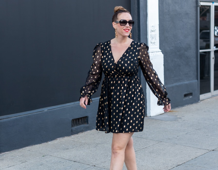 10 Awesome Black and Gold Dresses Under $40 That I Love