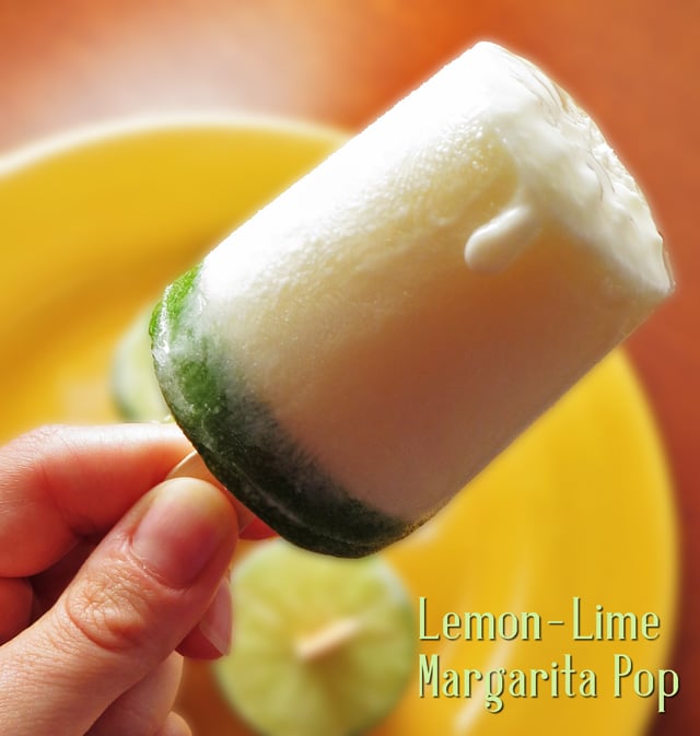 Lemon-Lime Margarita Popsicles