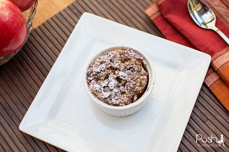 Apple Streusel Bread Pudding