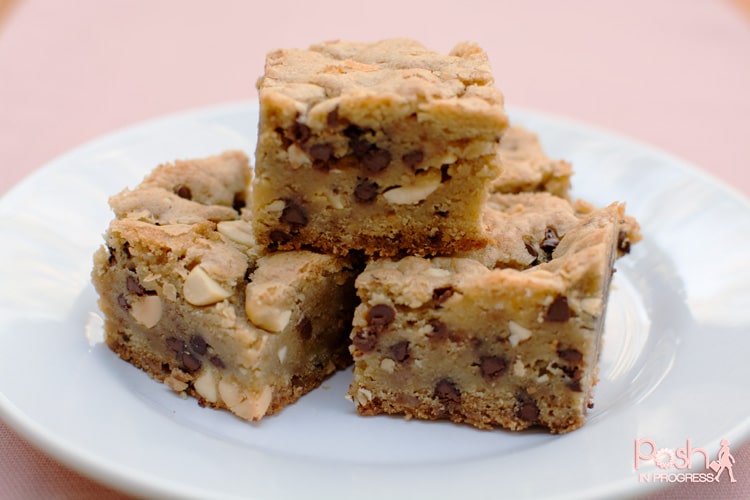 Peanut Chocolate Chip Cookie Bars