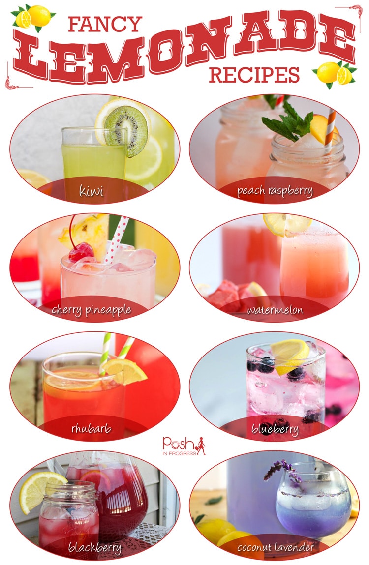 Eight Fancy Lemonade Recipes