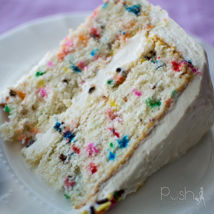 Homemade Funfetti Birthday Cake