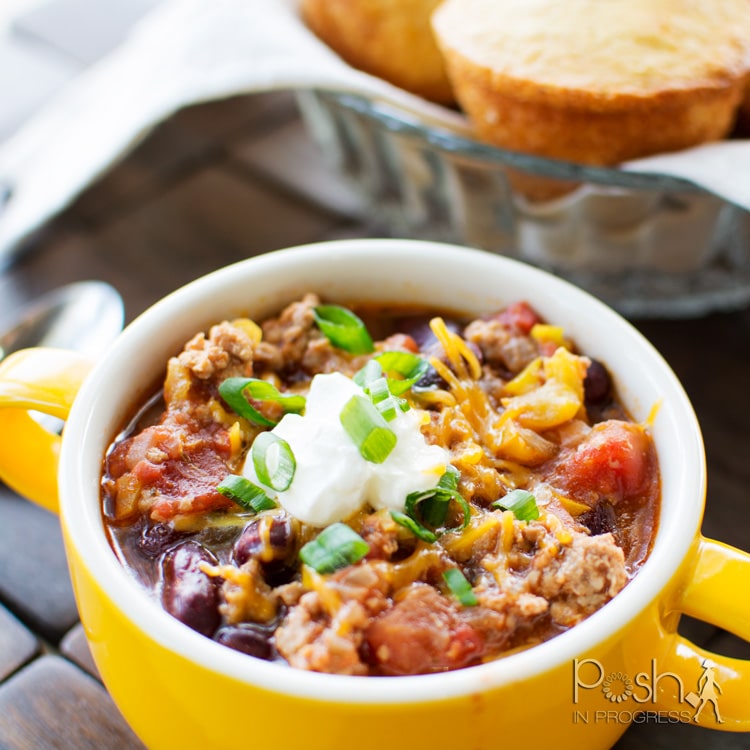 The Best Healthy Crock Pot Turkey Chili