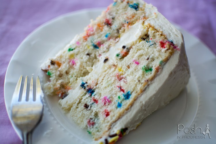 Homemade Funfetti Birthday Cake