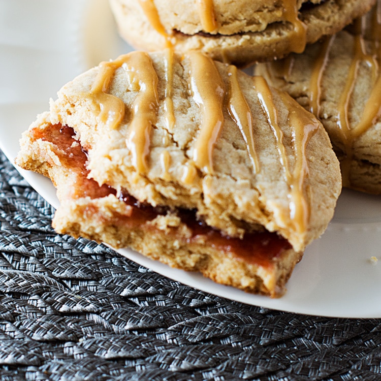 Peanut Butter and Jelly Scones