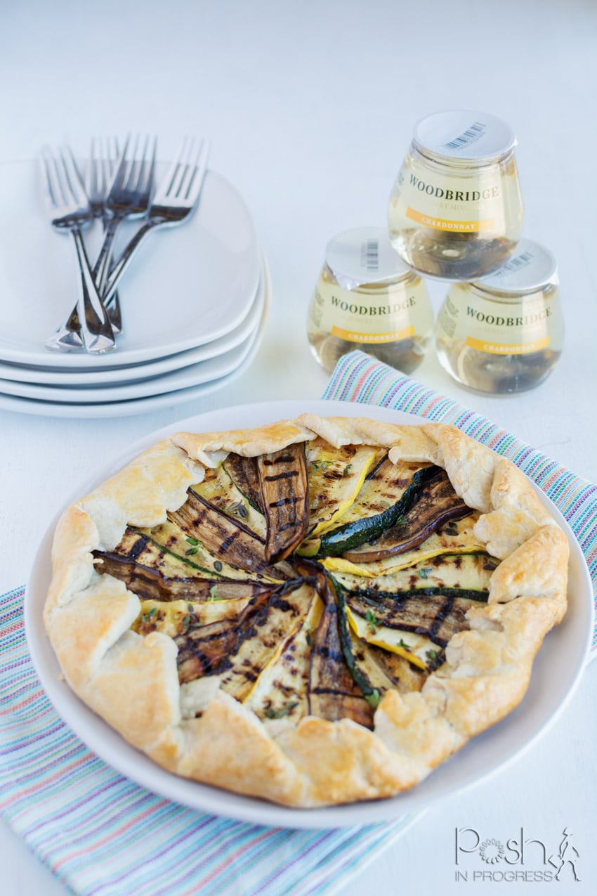 Savory and Delicious Grilled Summer Vegetable Galette Recipe