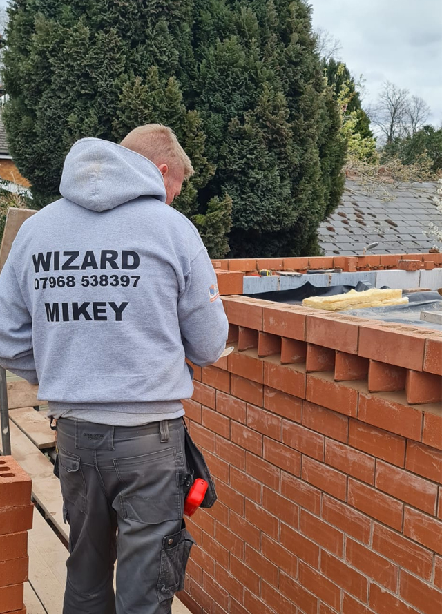 wizard design and build team bricklaying