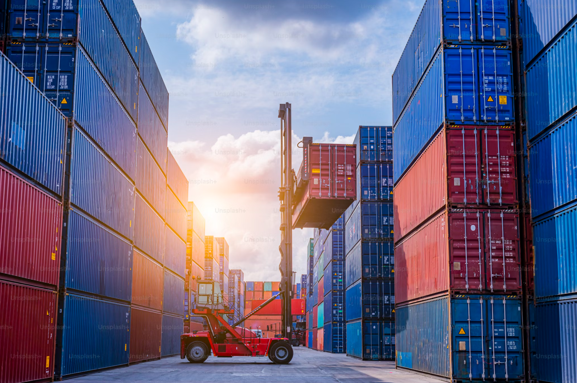 image of loading cargo