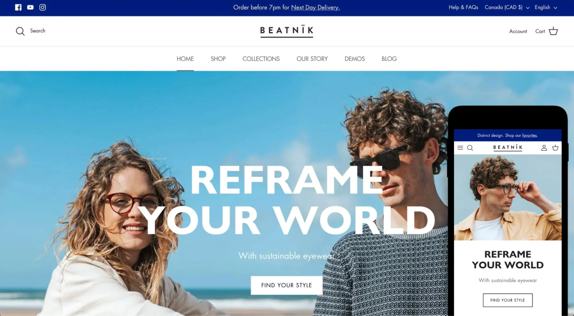 Factory Theme sections are perfectly compatible with the Shopify Symmetry Theme