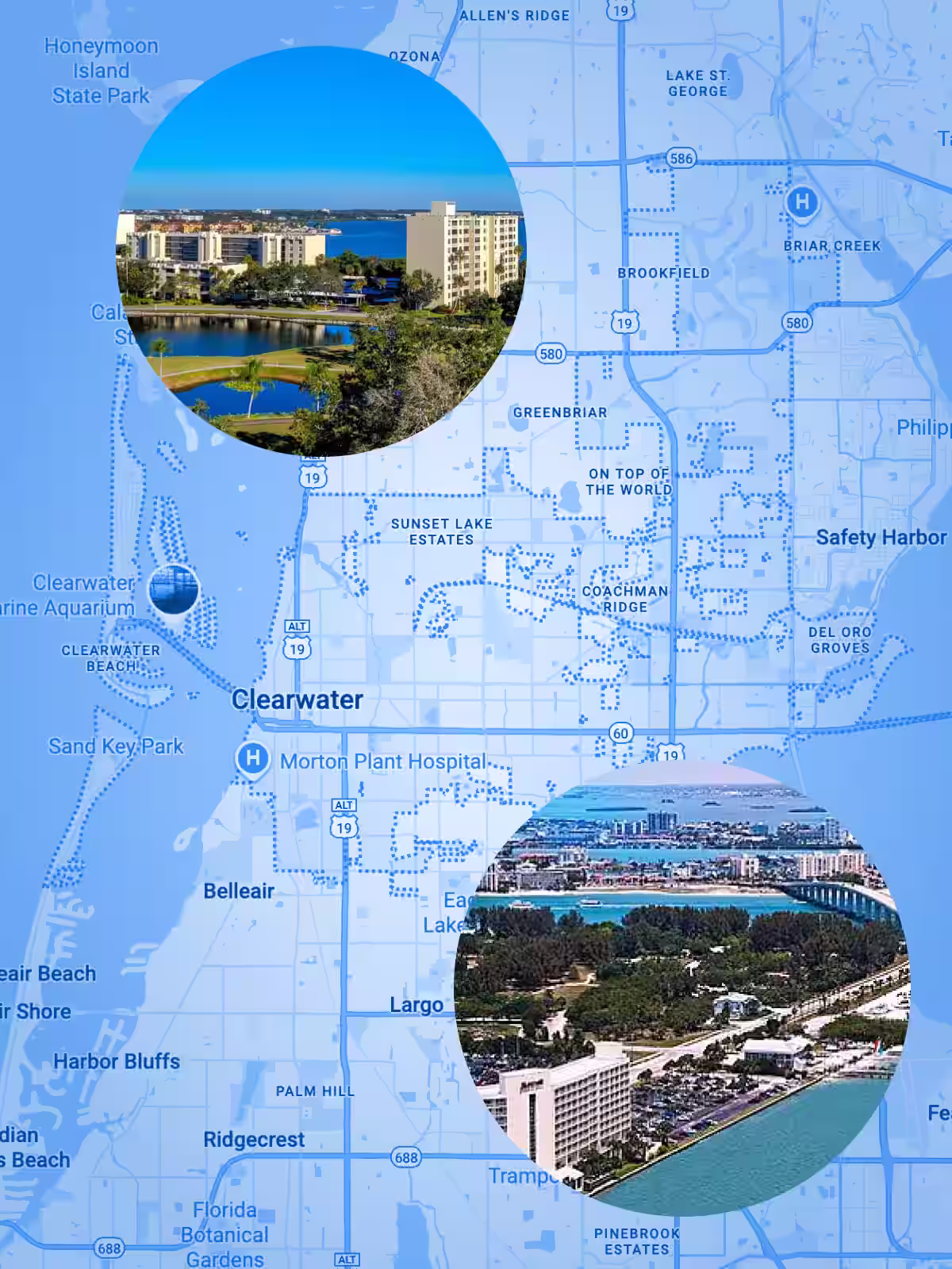 Clearwater map