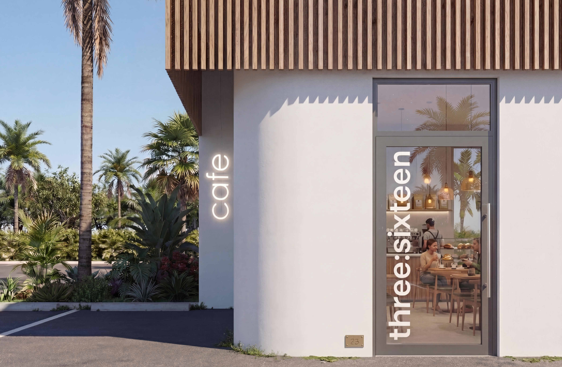 Three Sixteen Center South Naples FL rendering aerial close view
