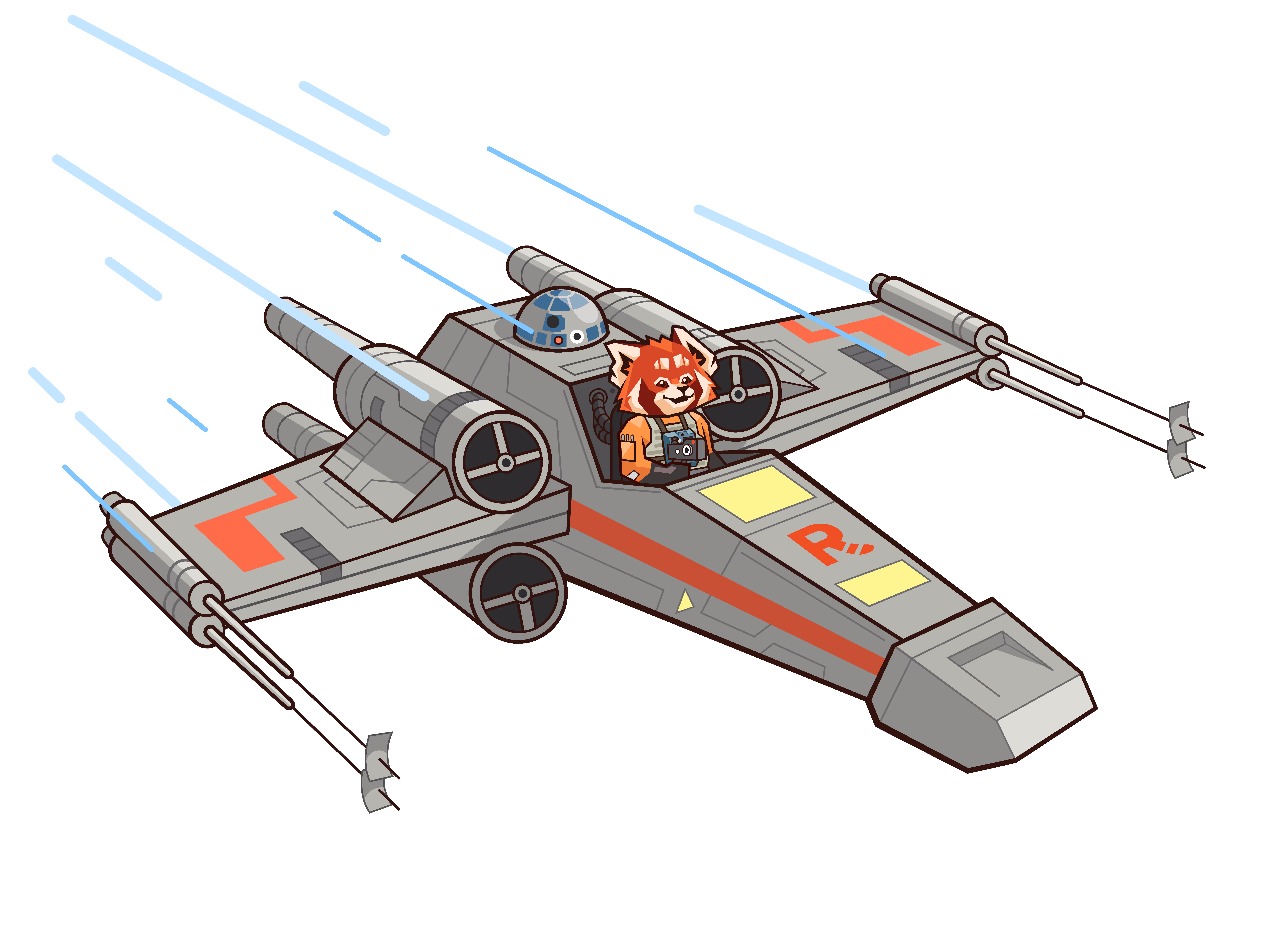 Panda x-wing