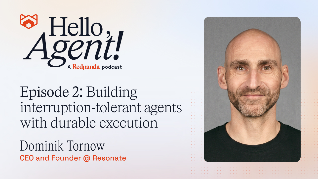 Building interruption-tolerant agents with durable execution with Dominik Tornow at Resonate HQ