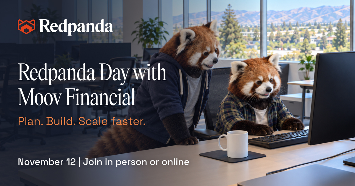 Redpanda Day with Moov Financial