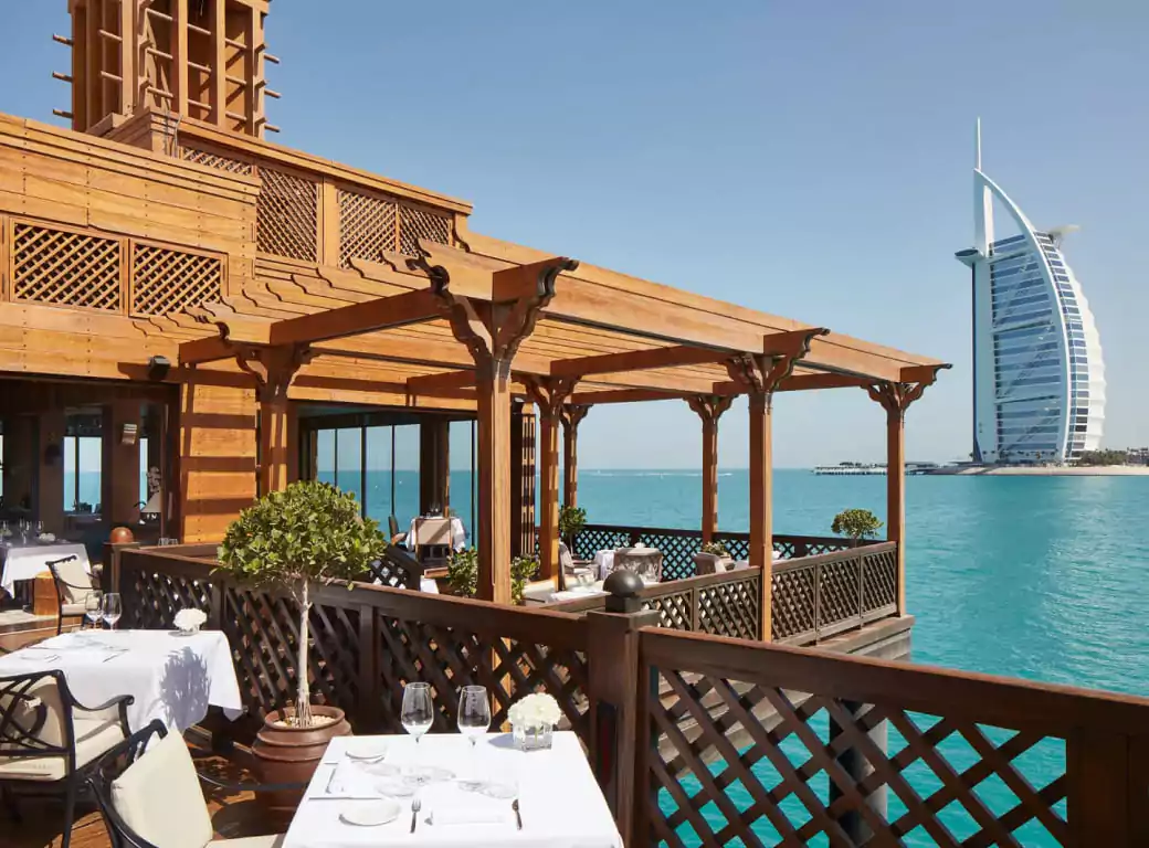 The best waterfront dining restaurants in Dubai are Pierchic, WHITE Beach, and Shimmers. Discover more waterfront dining spots here.
