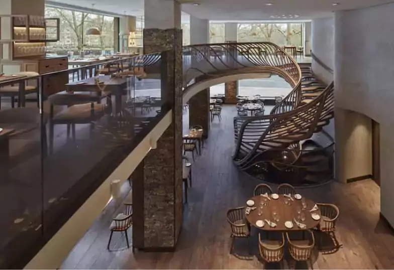 Serving breakfast, lunch & dinner, a sizeable a la carte menu showcases the very best seasonal offerings, largely sourced from a close network of small farmers & suppliers from across the UK.