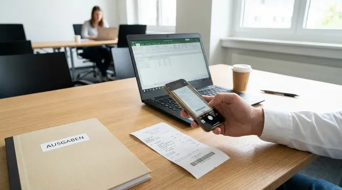 Beispiel eines MWST-konformen Spesenbelegs in der Schweiz mit allen nötigen Angaben.