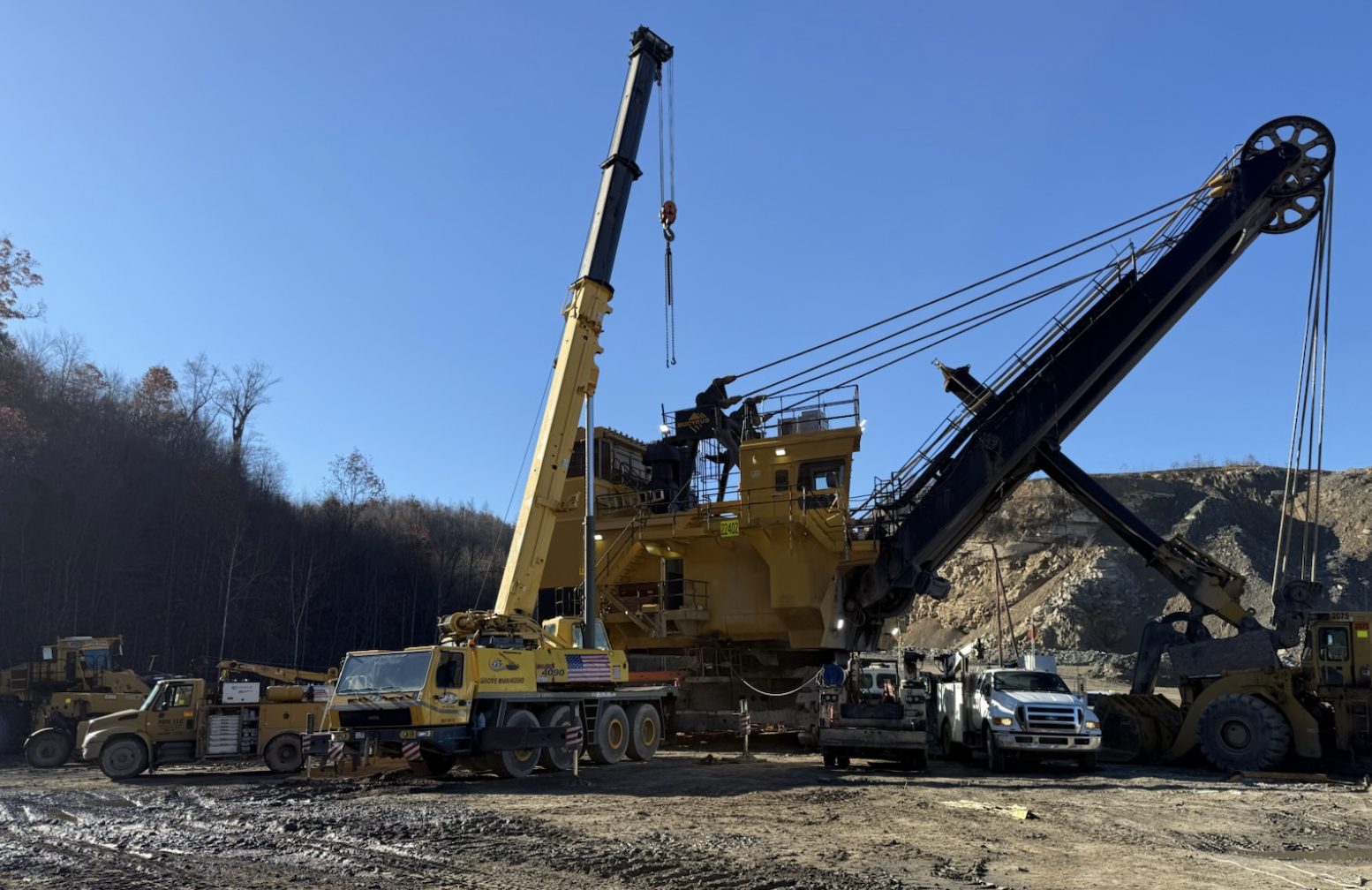  Swapping Swing Drives on a Bucyrus 495 