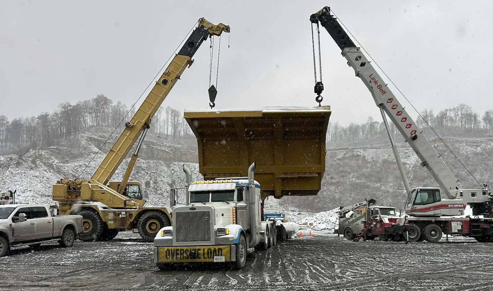  Haul Truck Bed Removal & Heavy Transport 