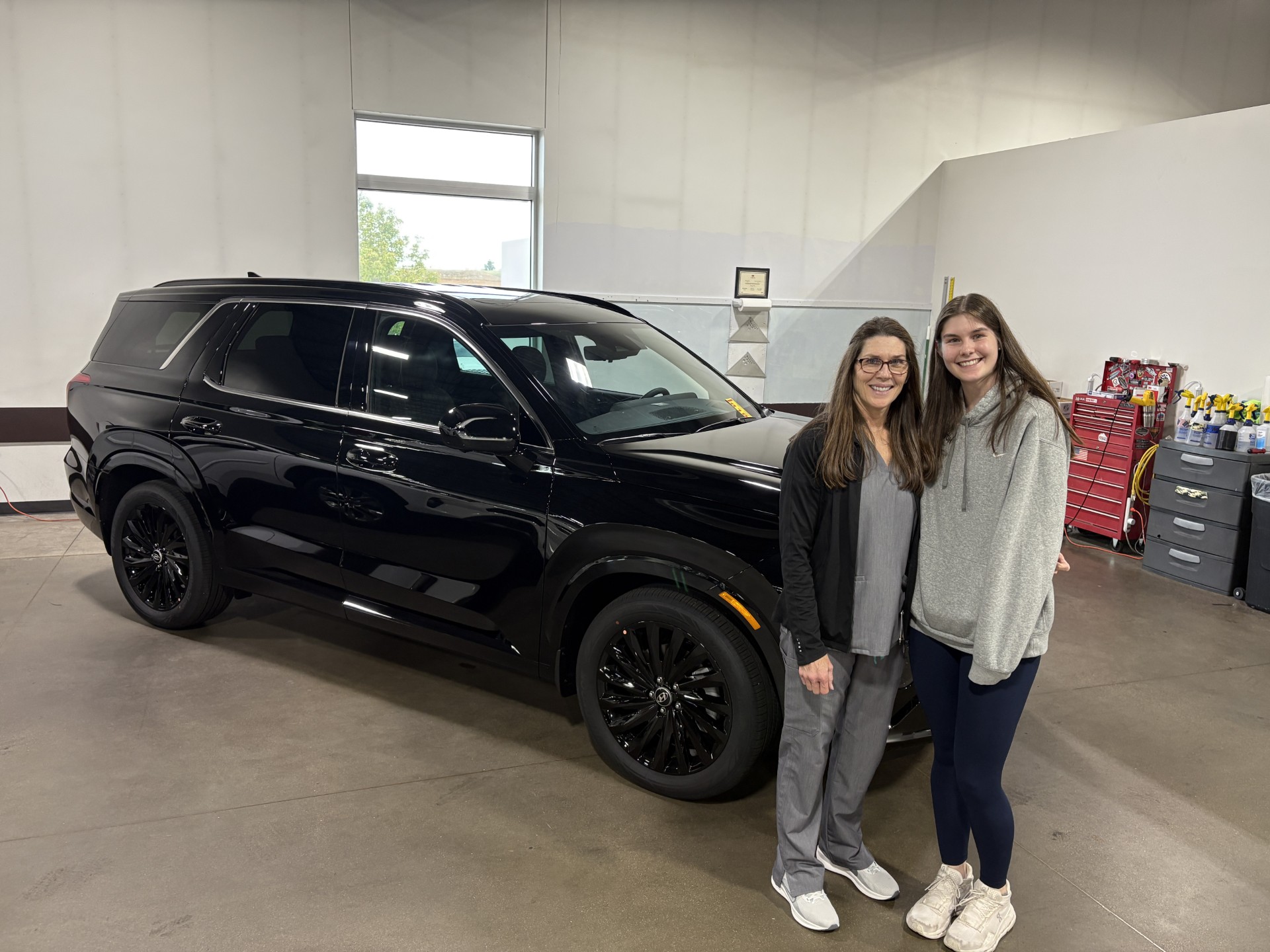 Angie Who Bought Black Hyundai Palisade