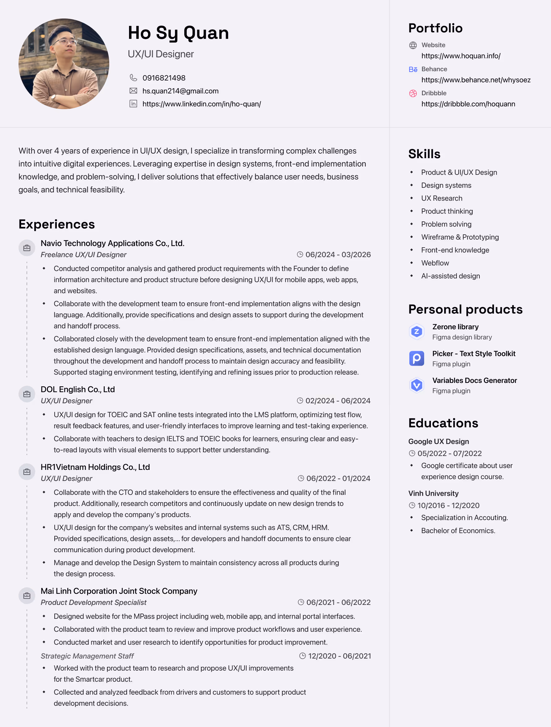 Quan - Resume - EN