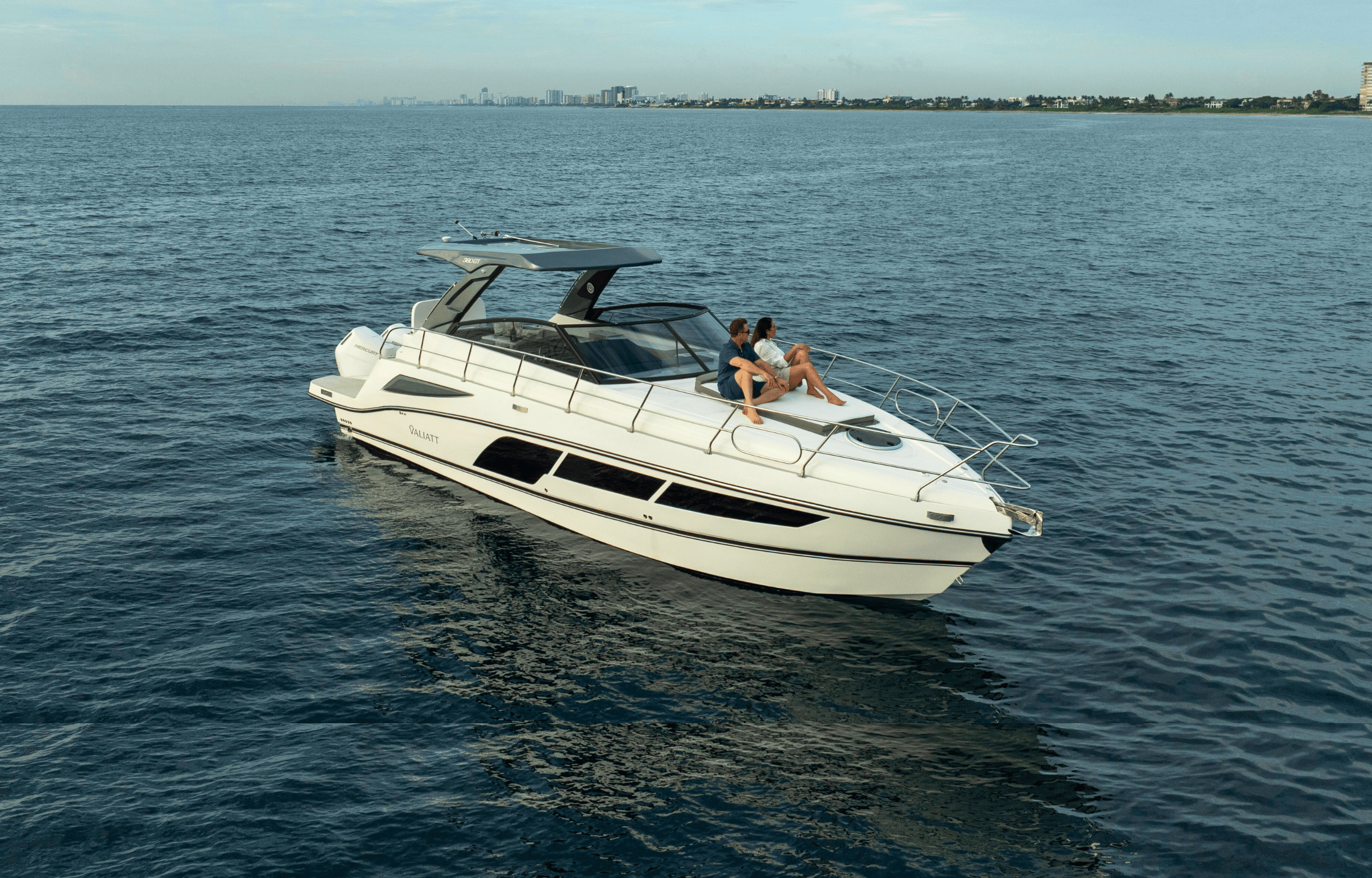Valiatt luxury yacht cruising on open water with elegant exterior design