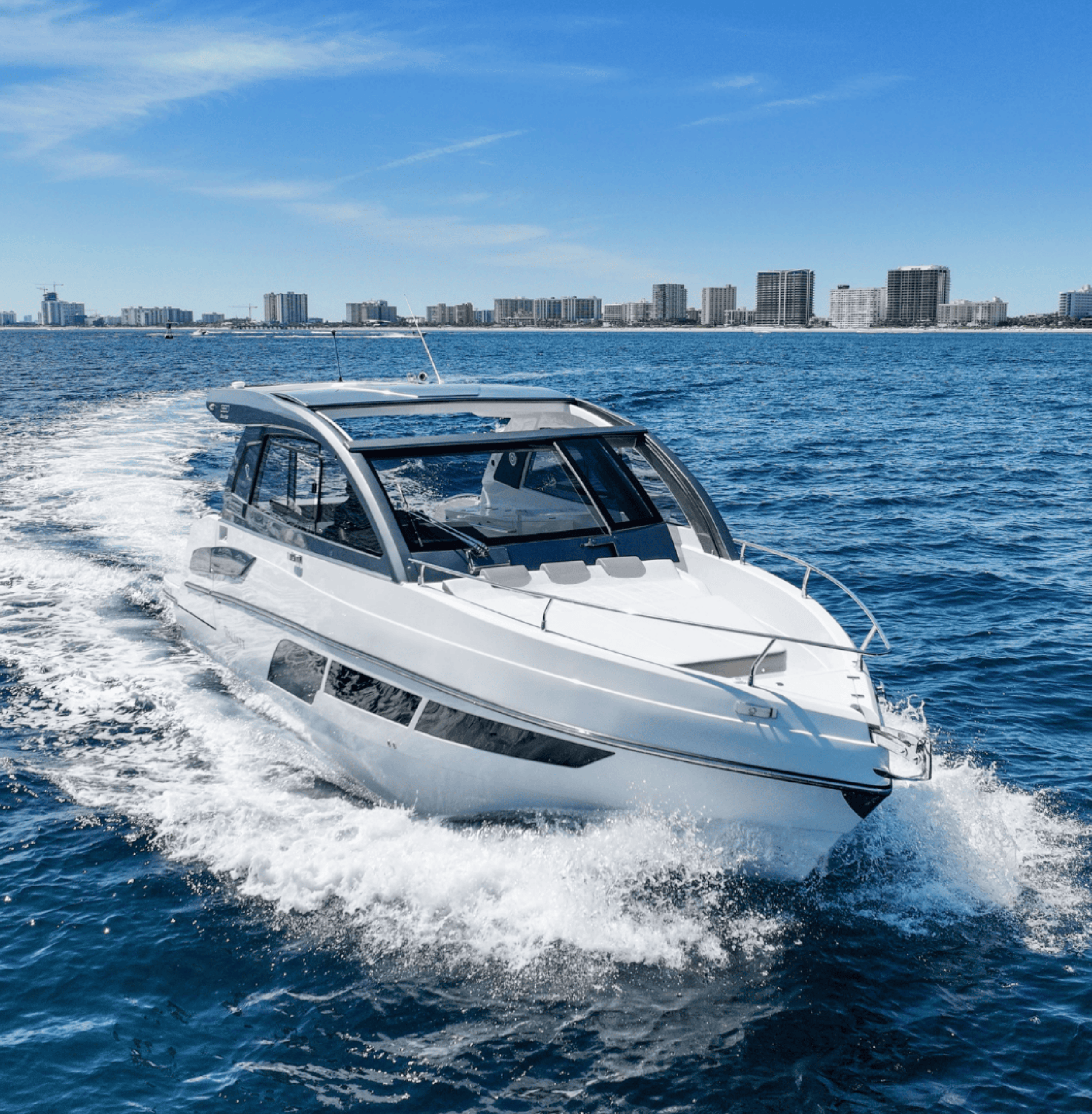 Valiatt 380BR luxury yacht cruising on open water