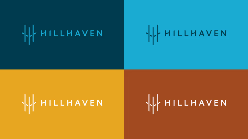 Hillhaven's brand colours