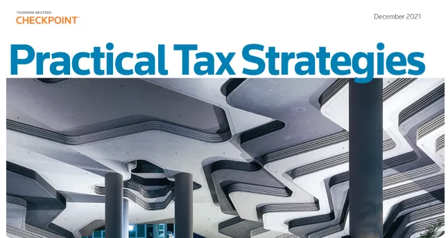 Practical Tax Strategies article screenshot