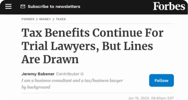 Forbes article screenshot