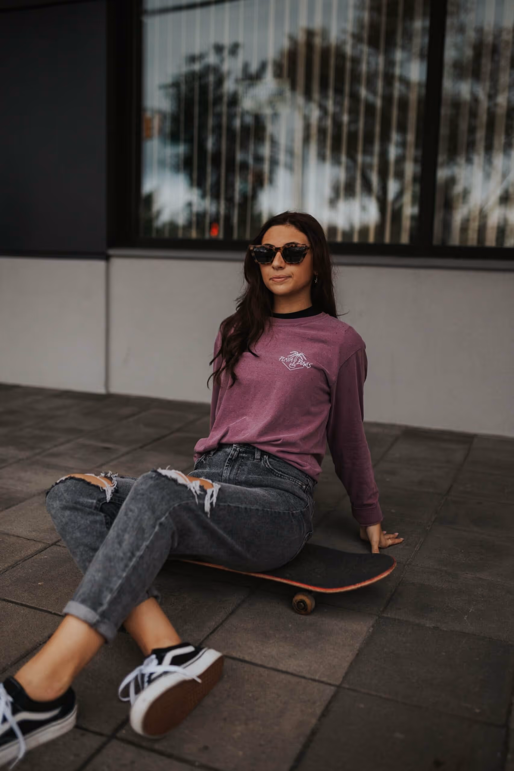 Playa Bowls Lightning Palm Long Sleeve Tee
