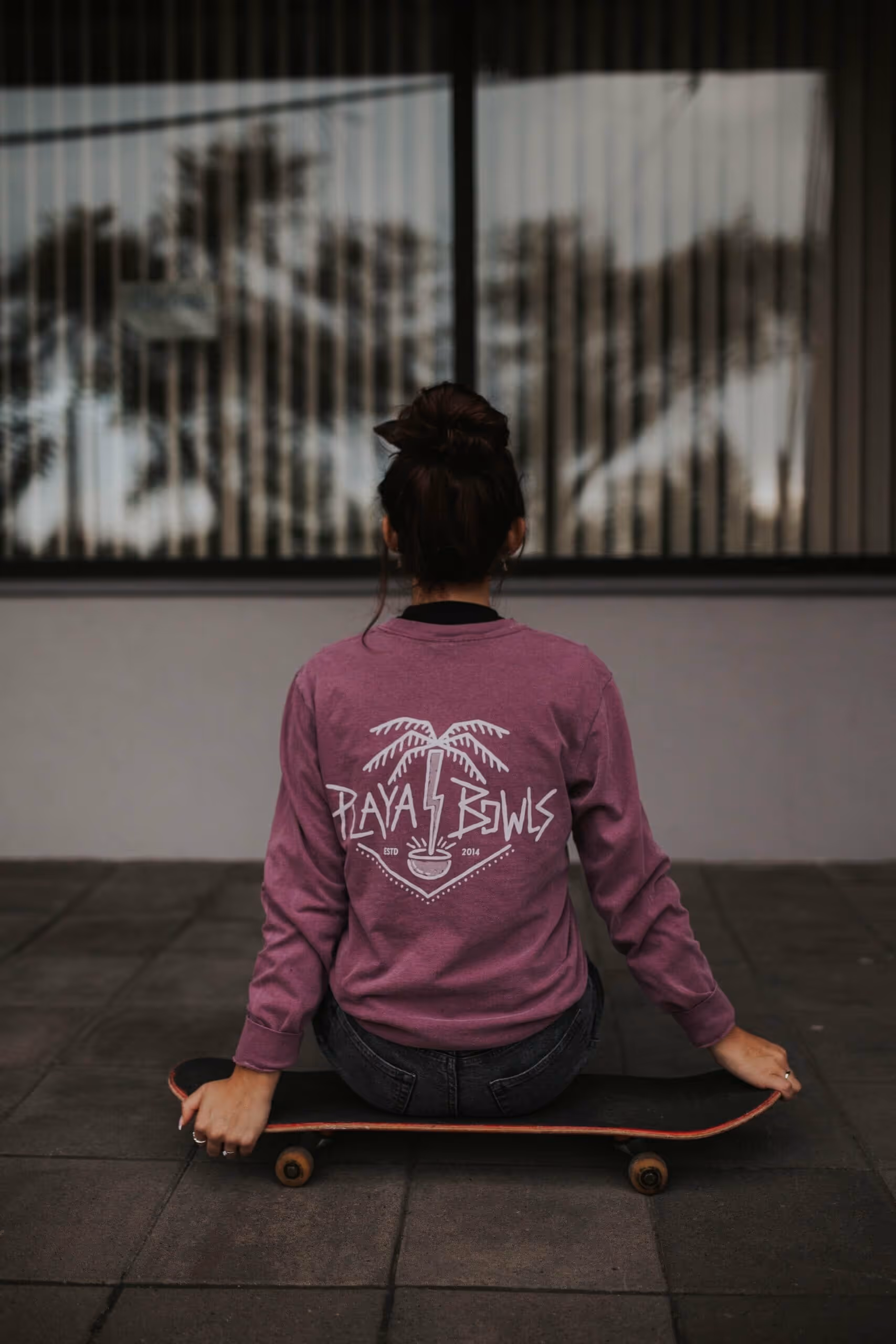 Playa Bowls Lightning Palm Long Sleeve Tee