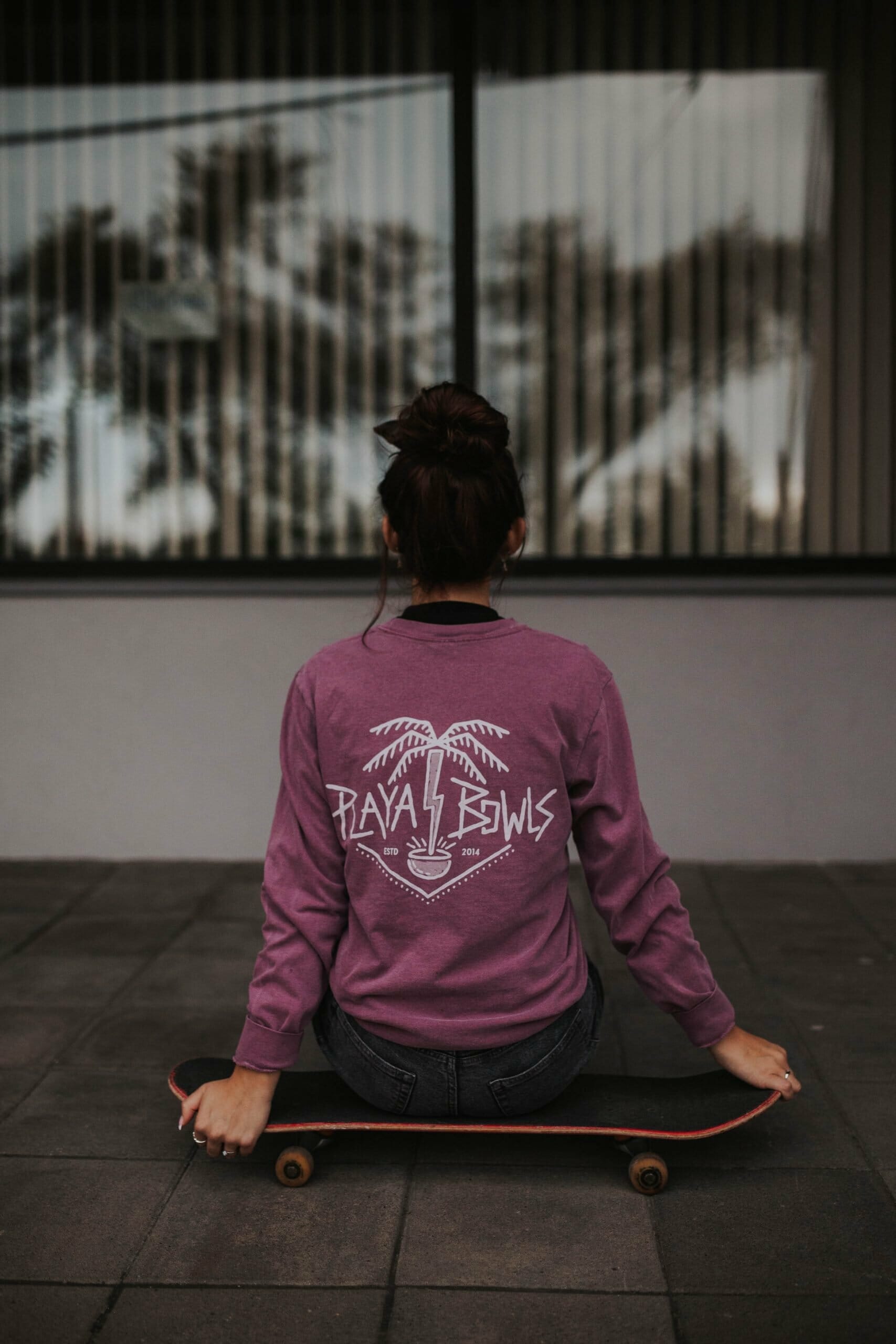 Playa Bowls Lightning Palm Long Sleeve Tee