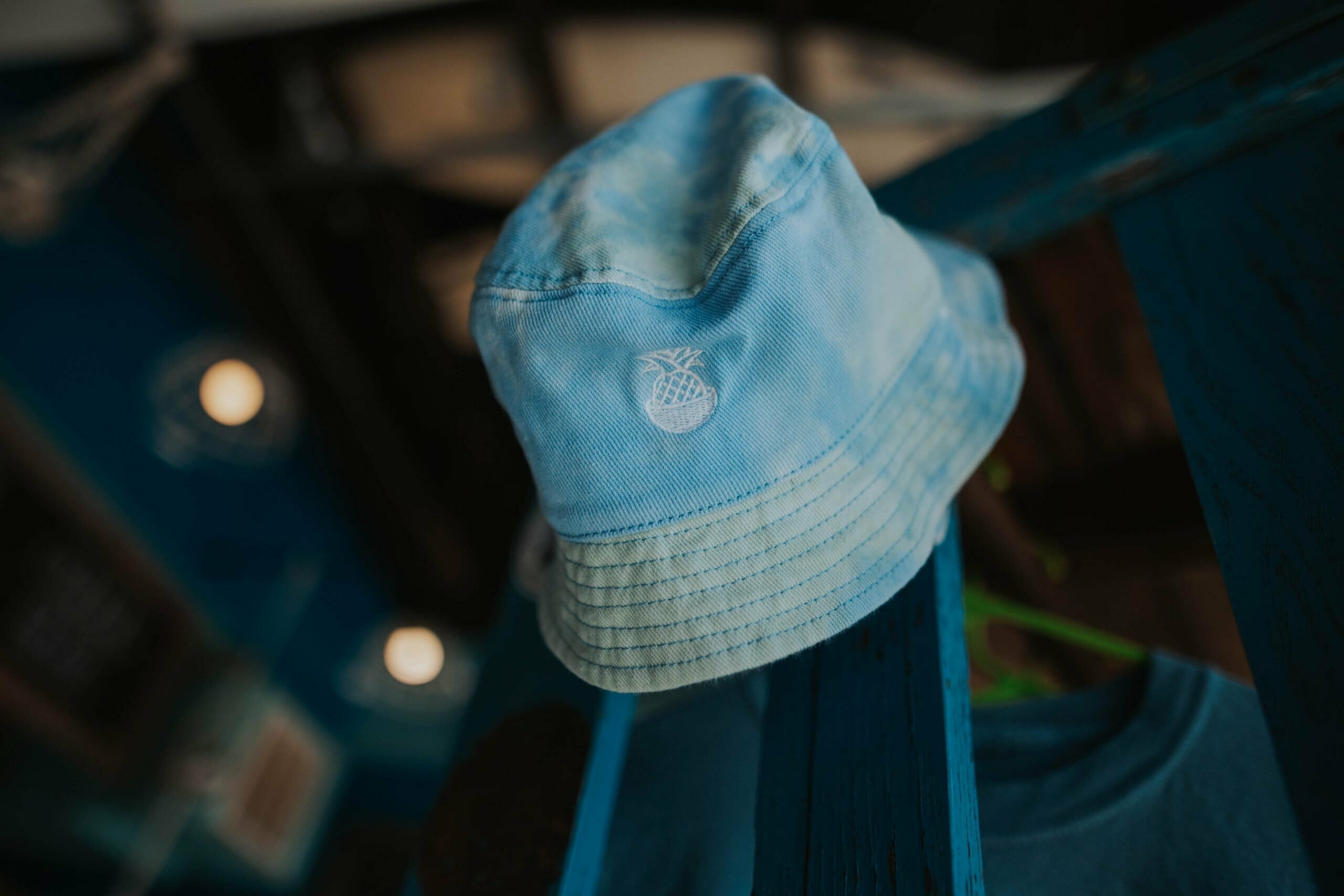 Playa Bowls Pineapple Insignia Tie Dye Bucket Hat