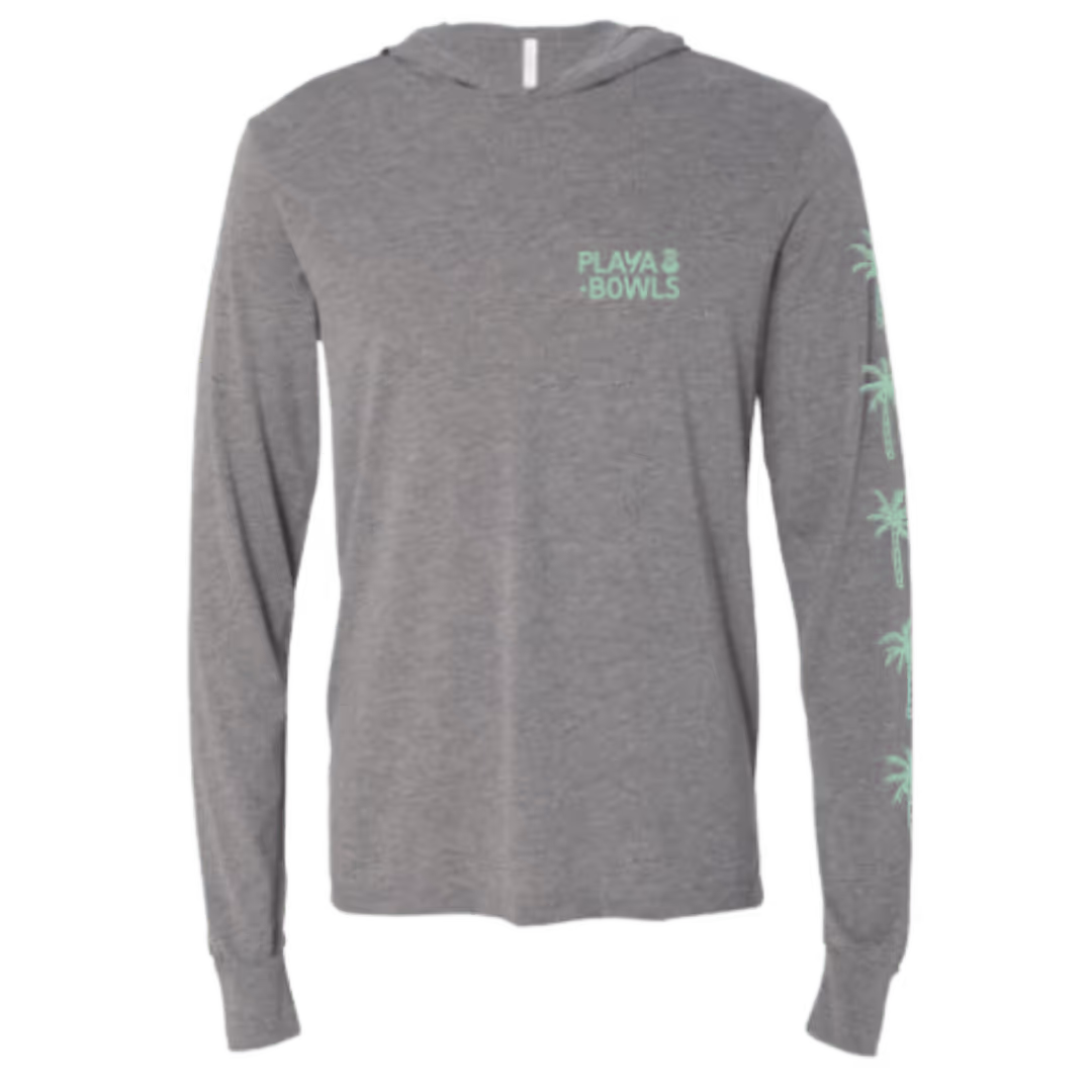 Playa Bowls Stacked Palms Hooded Tee