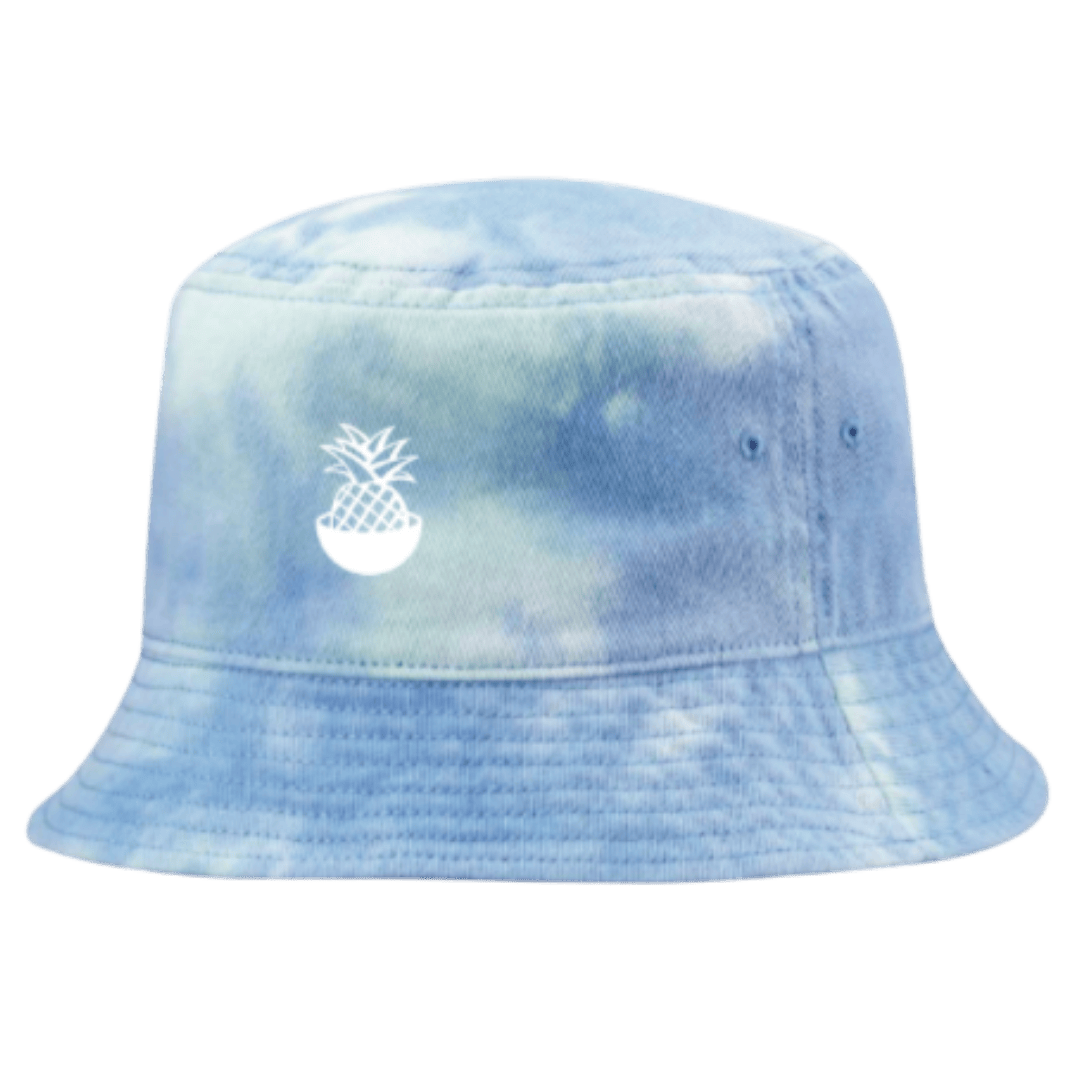 Playa Bowls Pineapple Insignia Tie Dye Bucket Hat