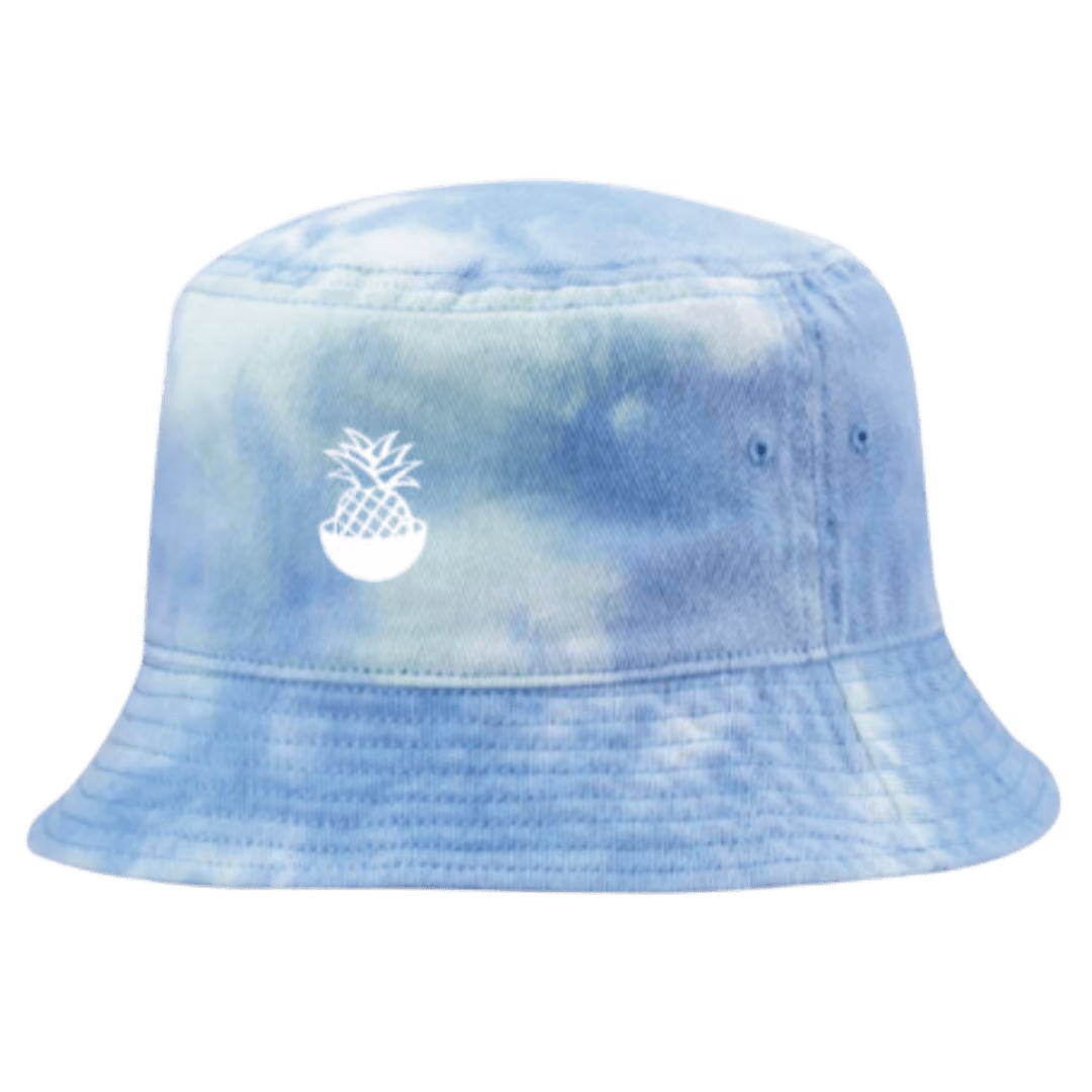Playa Bowls Pineapple Insignia Tie Dye Bucket Hat