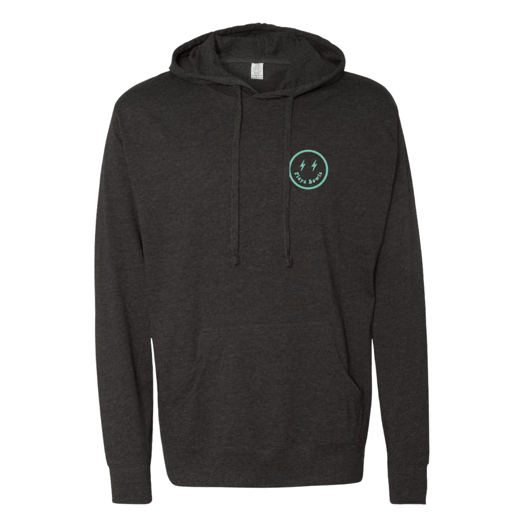 Playa Bowls Checkerboard Smiley Hooded Long Sleeve