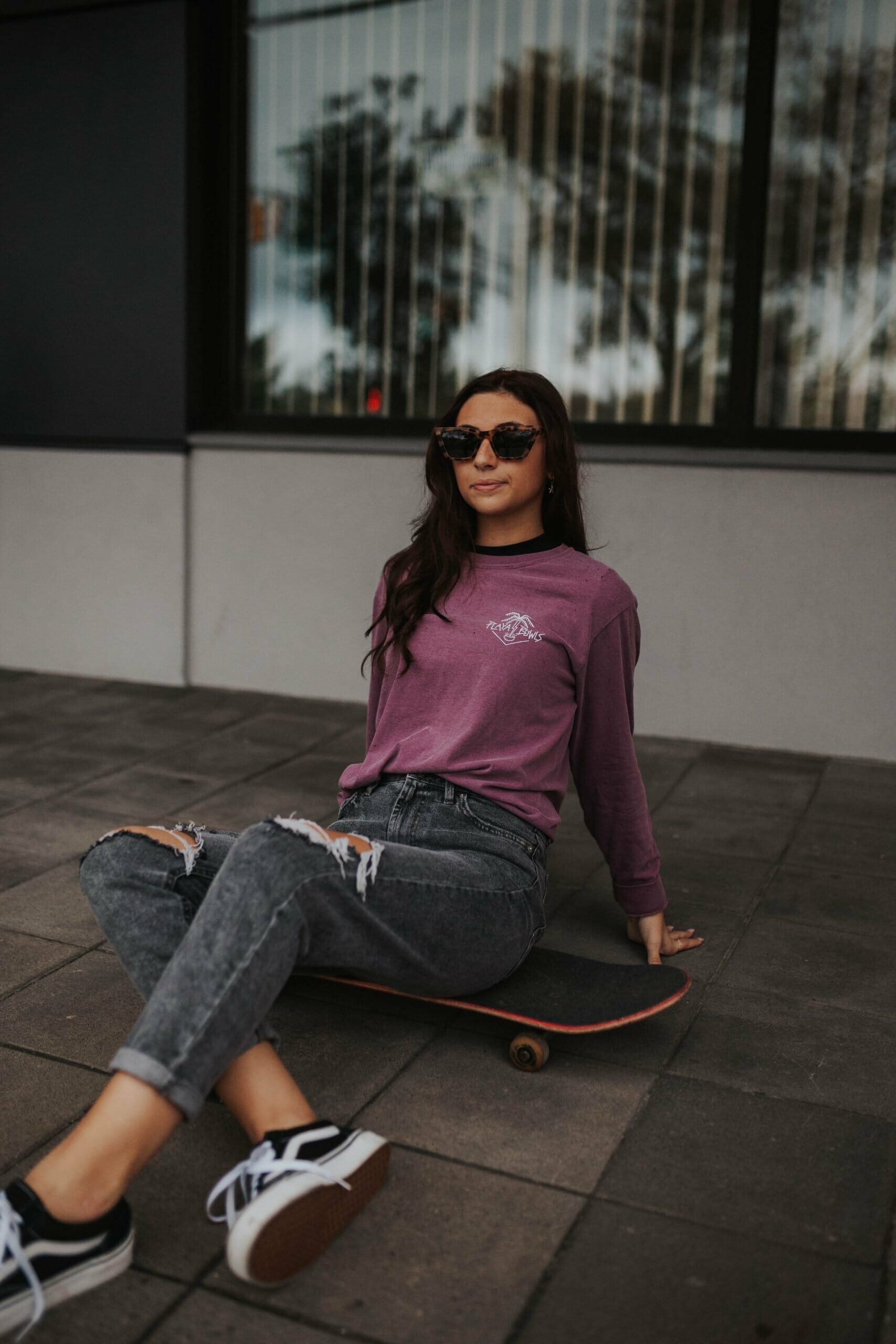 Playa Bowls Lightning Palm Long Sleeve Tee