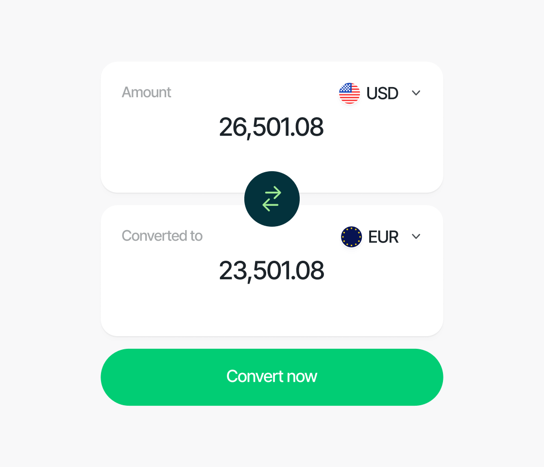 Real Time Currency Conversion Slider Techpay Webflow Template | BRIX Template

