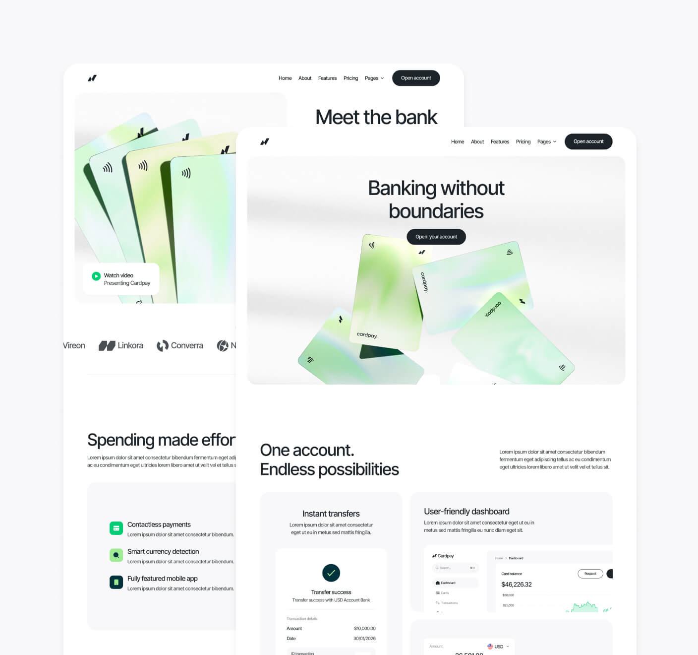 Cardpay - 28+ Pages Included - Bank Webflow Template