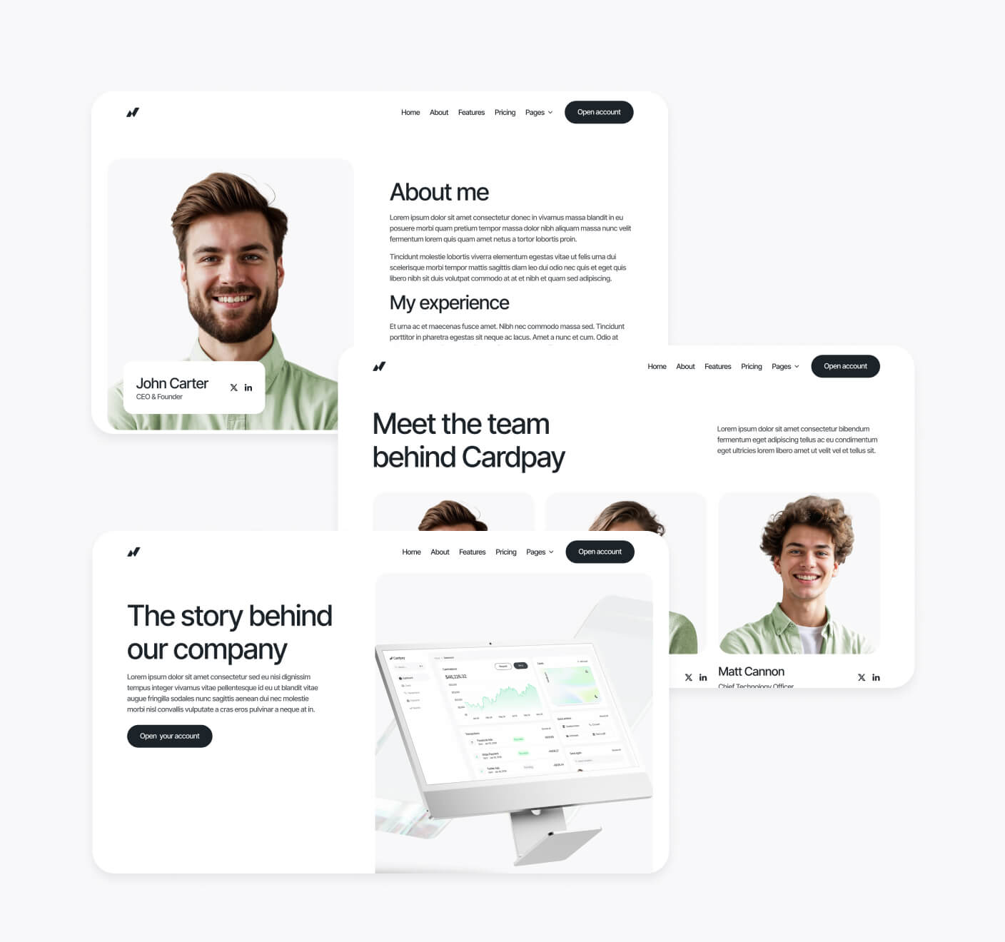 Cardpay - 48+ Sections Included - Bank Webflow Template