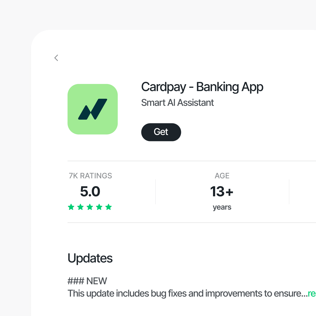 Cardpay is now available on iPadOS, try it now!