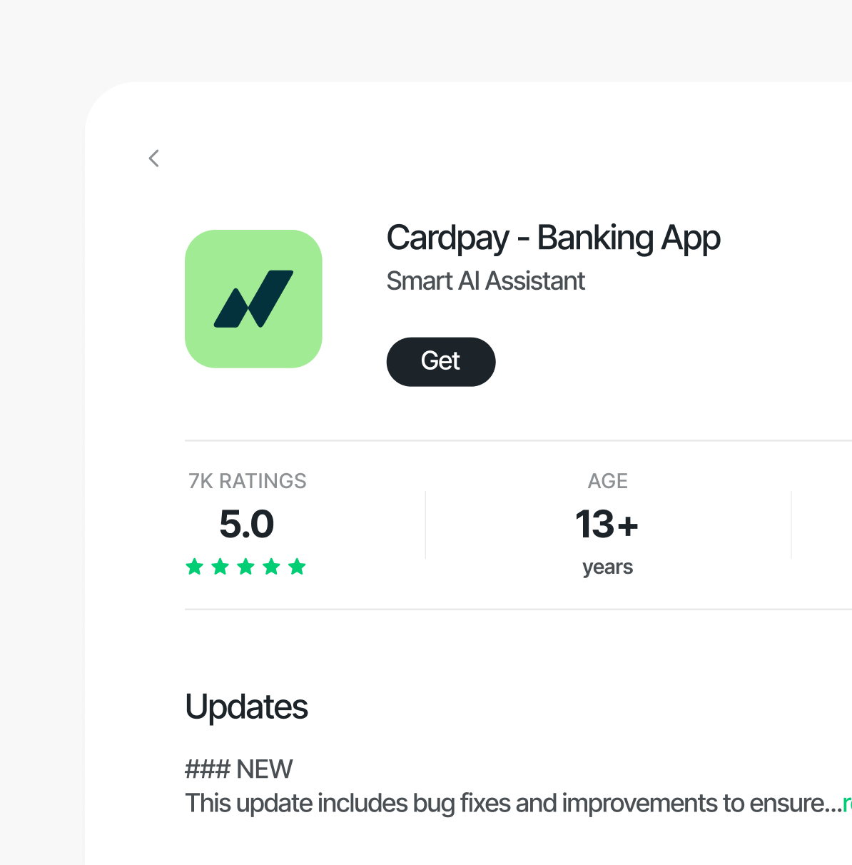 Cardpay is now available on iPadOS, try it now!