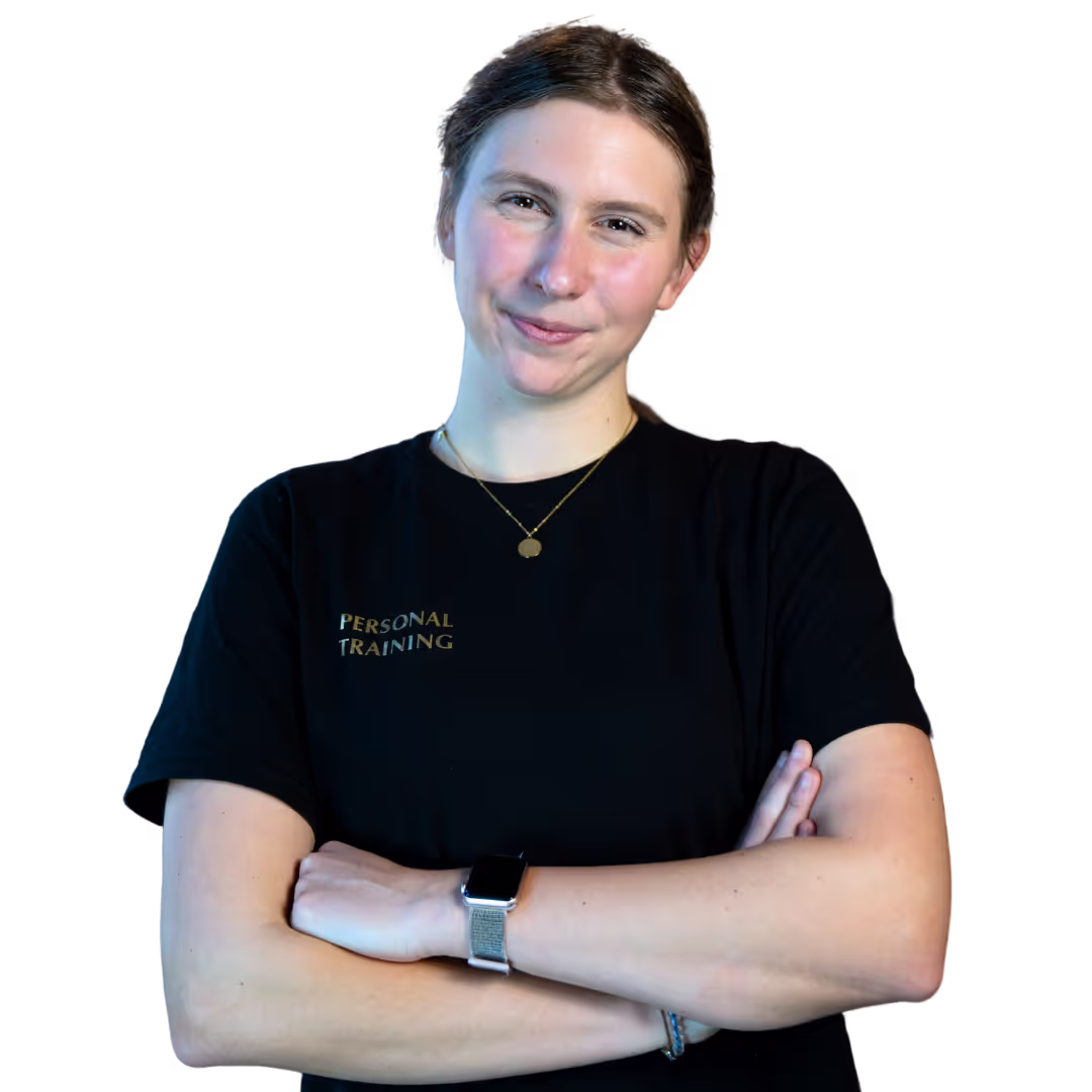 Ein Teammitglied und Trainerin